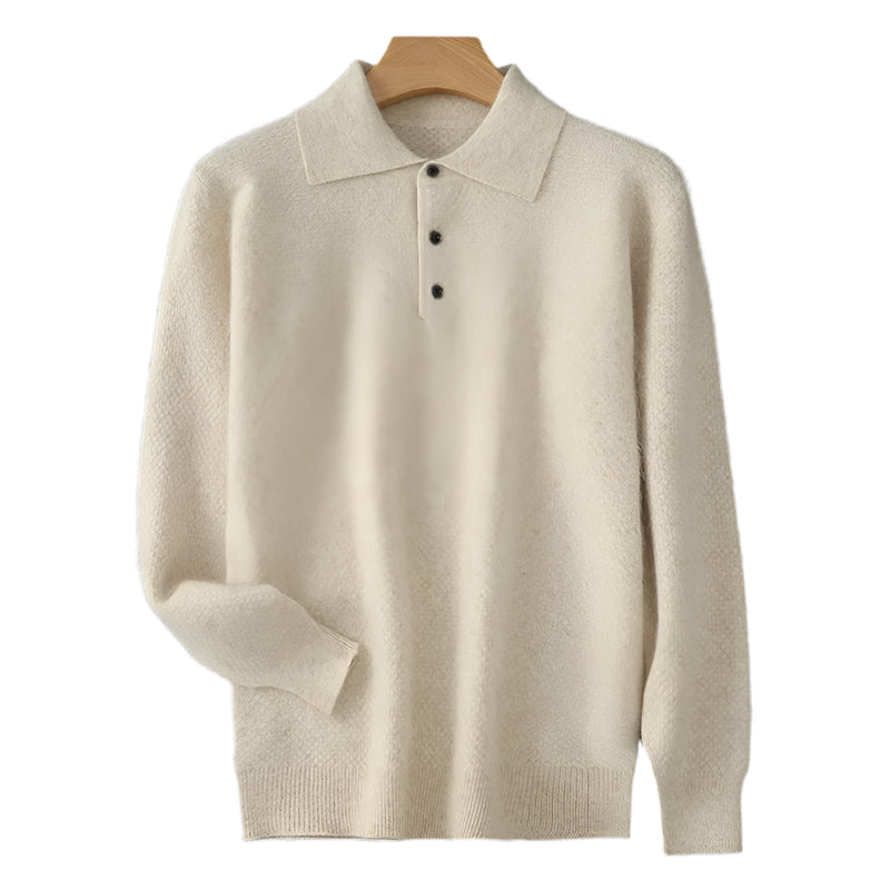Cashmere Polo Sweater