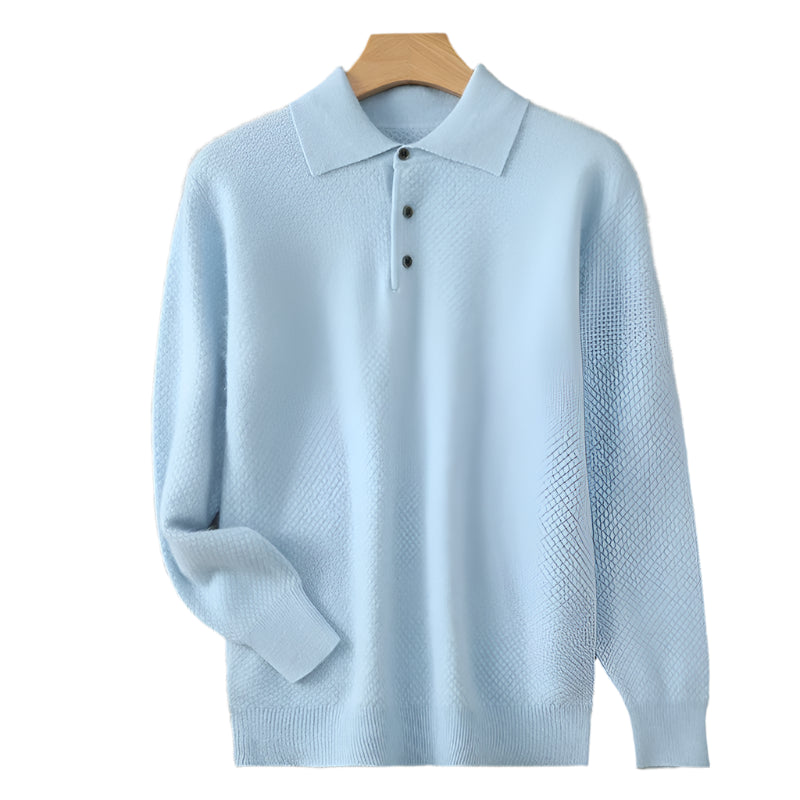Cashmere Polo Sweater