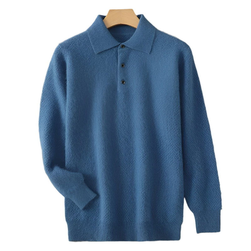 Cashmere Polo Sweater