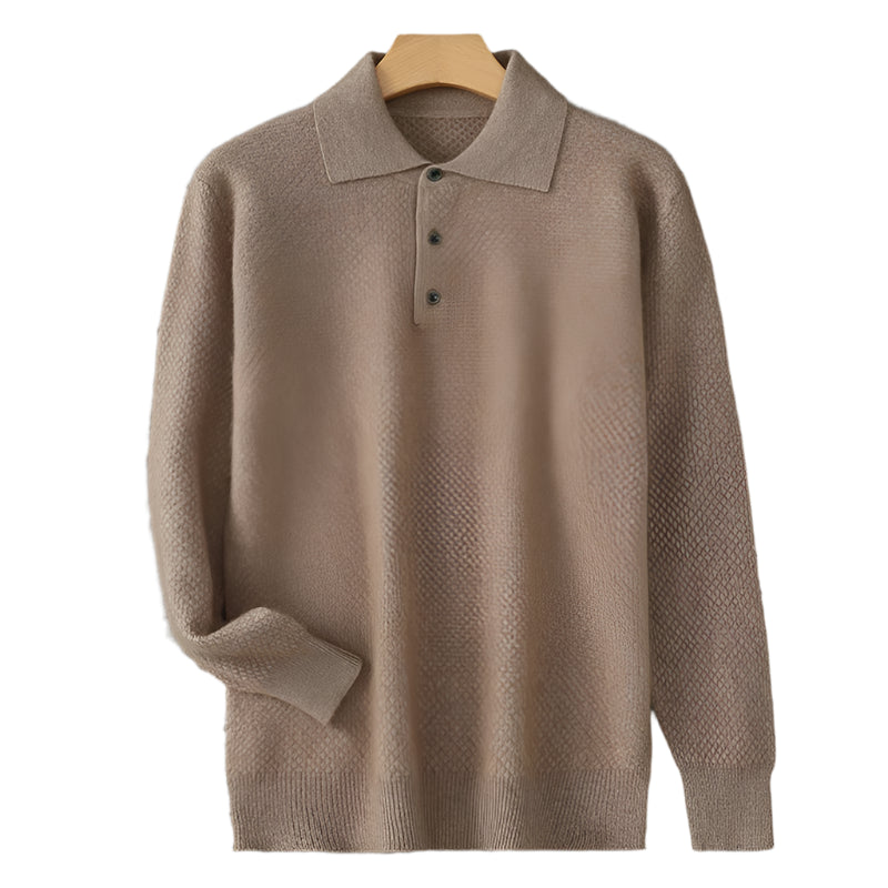 Cashmere Polo Sweater