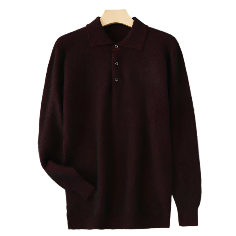 Cashmere Polo Sweater